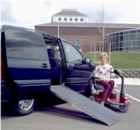 Side Door Van Ramp: 6' x 26"