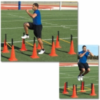 Adjustable Hurdle Cone Set
