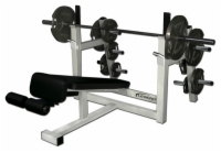 Olympic Decline Bench with Plate Storage