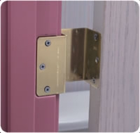 Duro-matic Door Hinge Brass, Pair
