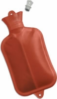 Deluxe Water Bottle, Rubber W/ Screw Stopper