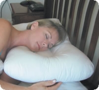 Stress-ease Support Pillow, White, 17" X 22"