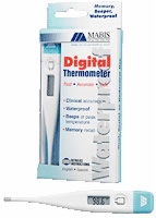 Digital Thermometer Fahrenheit W/beeper, Wtrproof