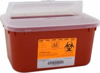 Medium Stackable Sharps Container,1 Gallon,