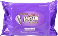 Prevail Premium Washcloth Refill, 7.9" x 12.4" (Pack of 96)