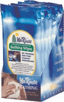 No-Rinse Bathing Wipes, 8 Premoistened Towelettes