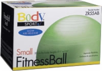Fitness Ball, 55 Cm, Green, Slow Air Release