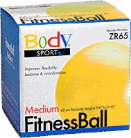 Fitness Ball, 65 Cm, Yellow