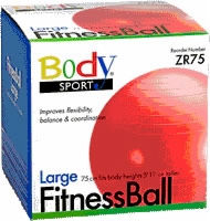 Fitness Ball, 75 Cm, Red