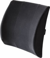 13" X 14" Lumbar Support Back Cushion, Black