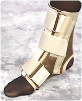Ankle Splint, Large, 9"- 10 1/2",beige, Each