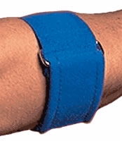 Blue, Un (7"-15") Plush Tennis Elbow Wrap