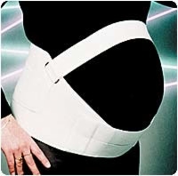 White, Sm/md Maternity Ls Support W/o Insert