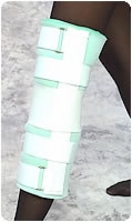 Green, Un, Universal 20" Knee Immobil. W/7 Stays