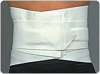 White, Xl (4-"-42") Lumbo Supp W/sngl Tensn Straps