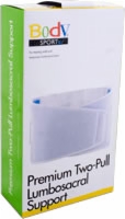 Sure-fit Two Pull Ls Supp 9"w W/plast Stay,3/8,ltx