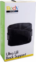 Ultra Lift Back Supp W/o Susprs 9"w,w/straps,lf