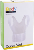 Dorsal Vest Sm,adj Waistband W/hook&loop Cls,ltx