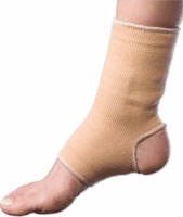 Slip On Ankle Comp.sleeve,open Toe & Heel, Med,ltx