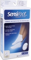 Sensifoot Mini Crew,med,white,wn 9.5-11,mn 8.5-10