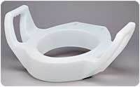 Bath Safe Elevated Toilet Seat W/arms, Retail