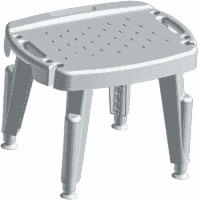 Bath Safe Adj Shower Seat W/arms, Retail