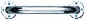 Textured Wall Grab Bar, 12"w X 1"d X 3"h