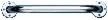 Textured Wall Grab Bar, 16"w X 1"d X 3"h