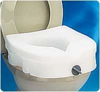 E-z Locked Raised Toilet Seat, Weight Capacity 300