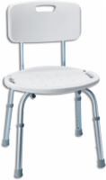 Adjustable Bath & Shower Seat W/back, 2 Per Case
