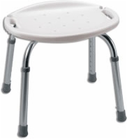 Adjustable Bath & Shower Seat, W/o Back, 2/case