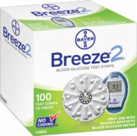 Breeze 2 Blood Glucose Test Strip Disc,100/box
