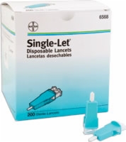 Single-let Disposable Lancet 23g,2.25mm,single Use