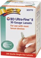Bd Ultra Fine Lancets, 30 Gauge, 200