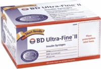 Ultrafine Ii Short 31g X 3/10cc Insulin Syringe