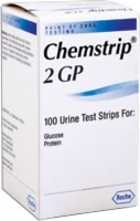 Chemstrip 2gp Test For Glucose & Protein, 100/vial