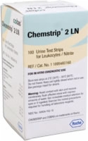 Chemstrip 2 Ln Urinalysis Test Strips, 100/vial