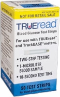 TRUEread Blood Glucose Test Strips (Box of 50)