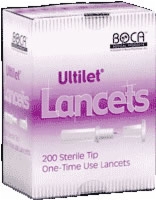 Ultilet Lancets, Sterile Tips, 200/box