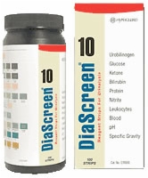 Diascreen, 10 Reagent Urine Strips, 100/bottle