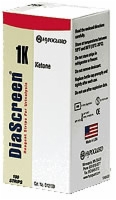 Diascreen Urine Test Strips For Ketone, 100/bottle