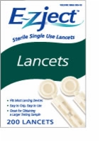 Ez-ject Thin Lancets, 200 Per Box