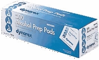 Alcohol Prep Pads, Medium, 200 Per Box