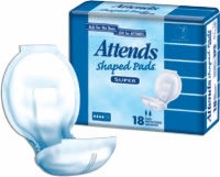 Attends Shaped Pads Day Plus, 24.5" (Bag of 24)
