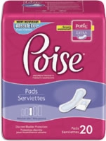 Depend Poise Pads, Extra Absorbency (Bag of 20)