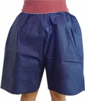 Disposable Uni-size Shorts, Dark Blue