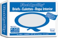 First Quality Brief, Large 45"-58" (Bag of 18)