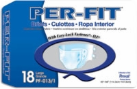 First Quality Per-fit Brief,adult Lg 45"-58" (Bag of 18)