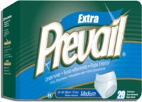 Prevail Protective Underwear, Med, 34"-46" (Bag of 20)