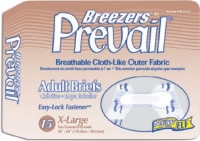 Prevail Breezer Brief Xl 59"-64" Waist (Bag of 15)